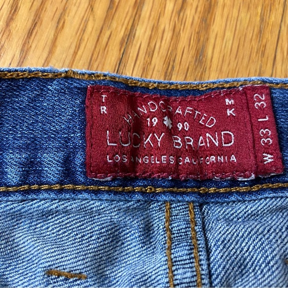 Lucky Brand Men's 10 authentic skinny Blue Jeans - Picture 4 of 11